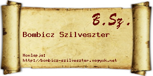 Bombicz Szilveszter névjegykártya